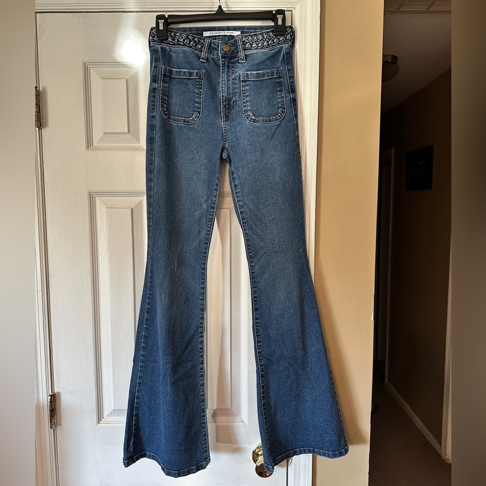 Women's Blue Flared Jeans